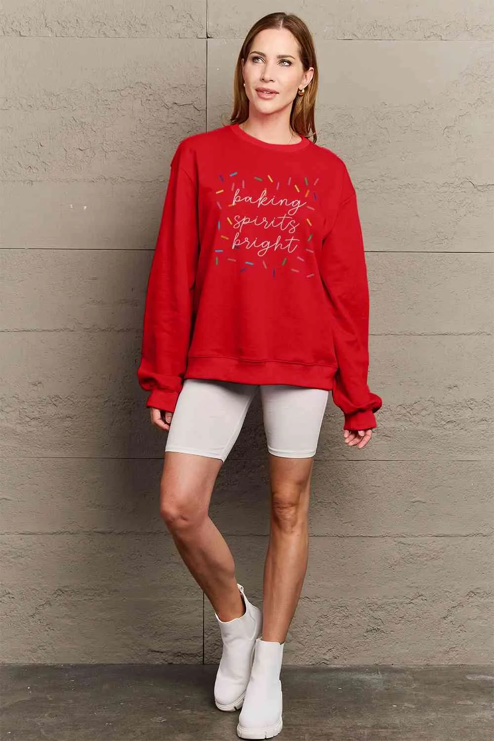 *APP EXCLUSIVE* Baking Spirits Bright Long Sleeve Sweatshirt