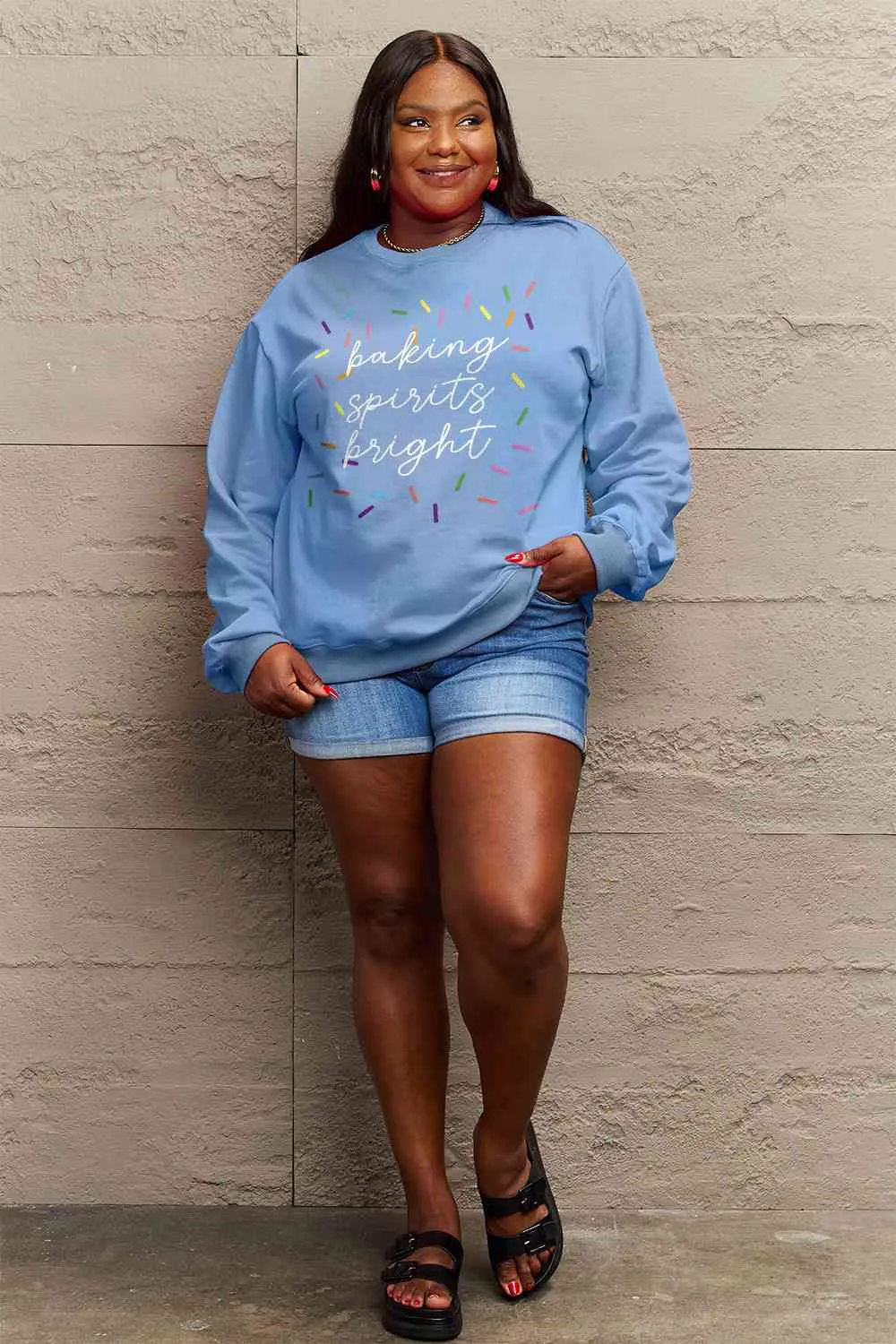*APP EXCLUSIVE* Baking Spirits Bright Long Sleeve Sweatshirt