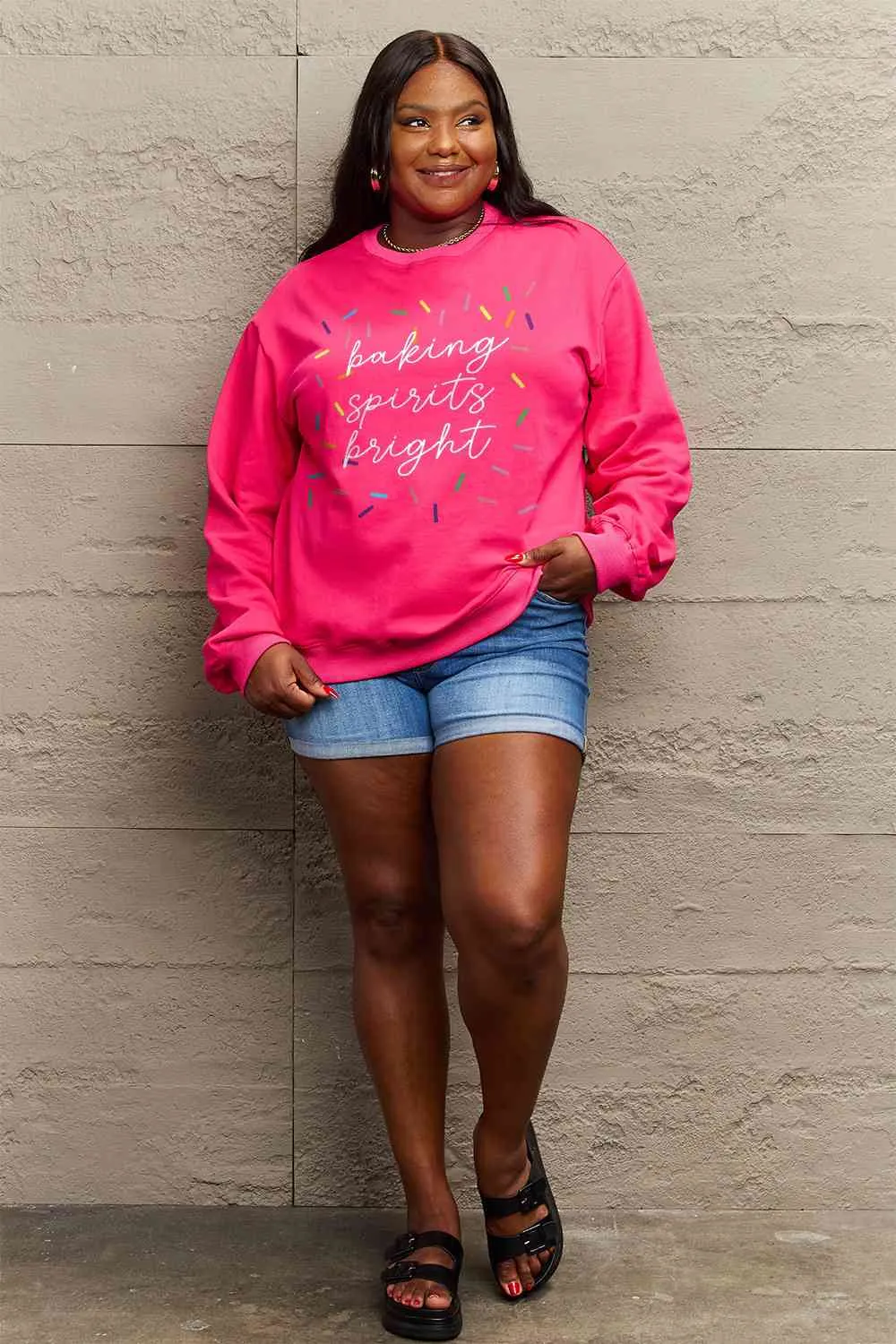 *APP EXCLUSIVE* Baking Spirits Bright Long Sleeve Sweatshirt