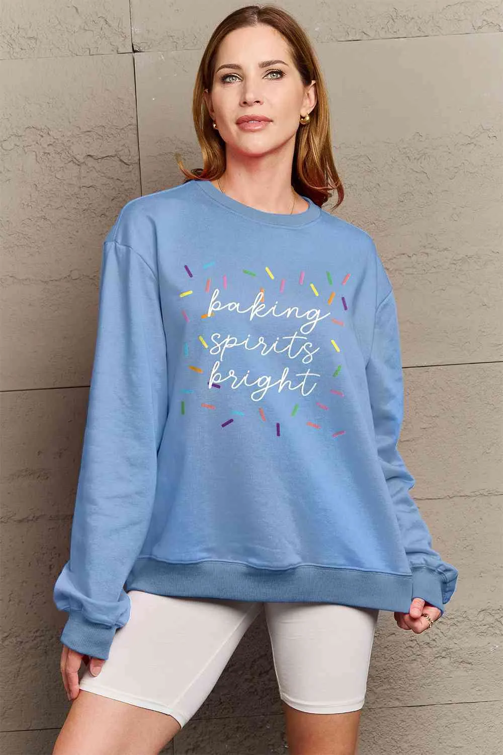 *APP EXCLUSIVE* Baking Spirits Bright Long Sleeve Sweatshirt