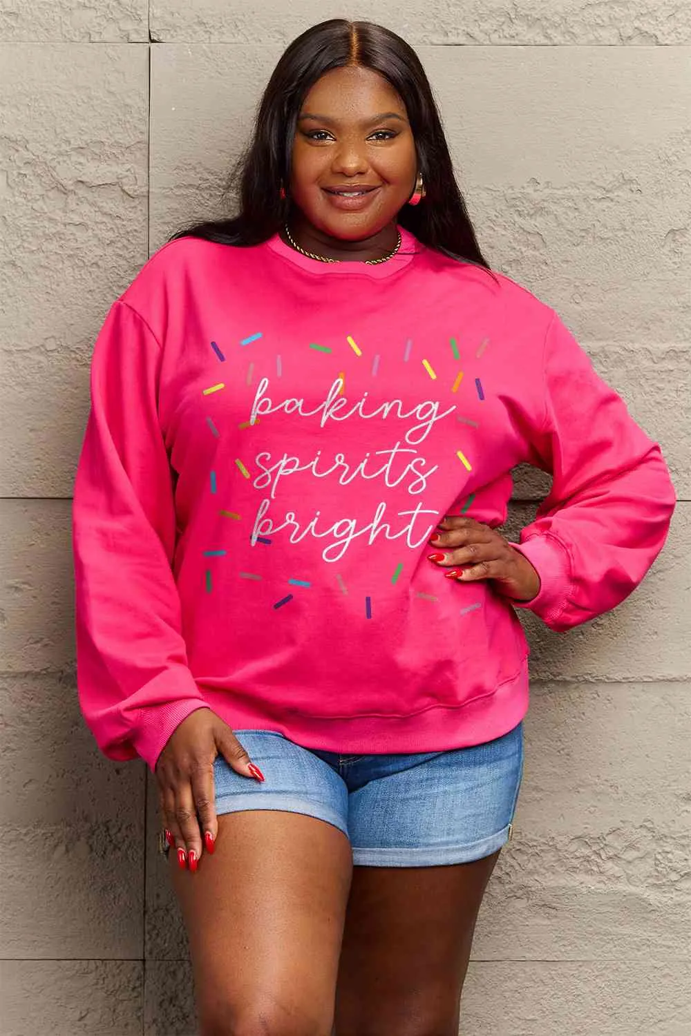 *APP EXCLUSIVE* Baking Spirits Bright Long Sleeve Sweatshirt