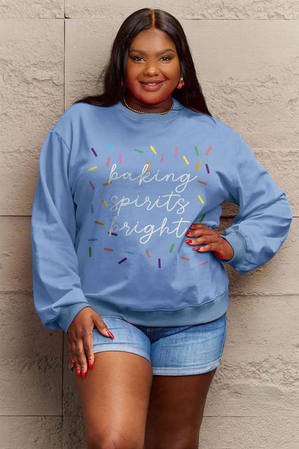*APP EXCLUSIVE* Baking Spirits Bright Long Sleeve Sweatshirt