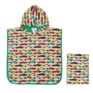 BOY'S HOODED TERRY PONCHO RALLY