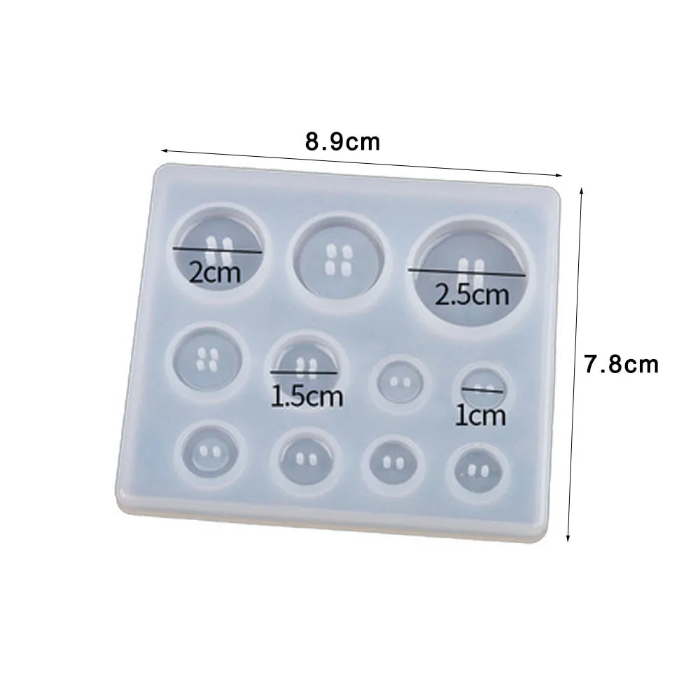Buttons Resin Mold, Unique Mold