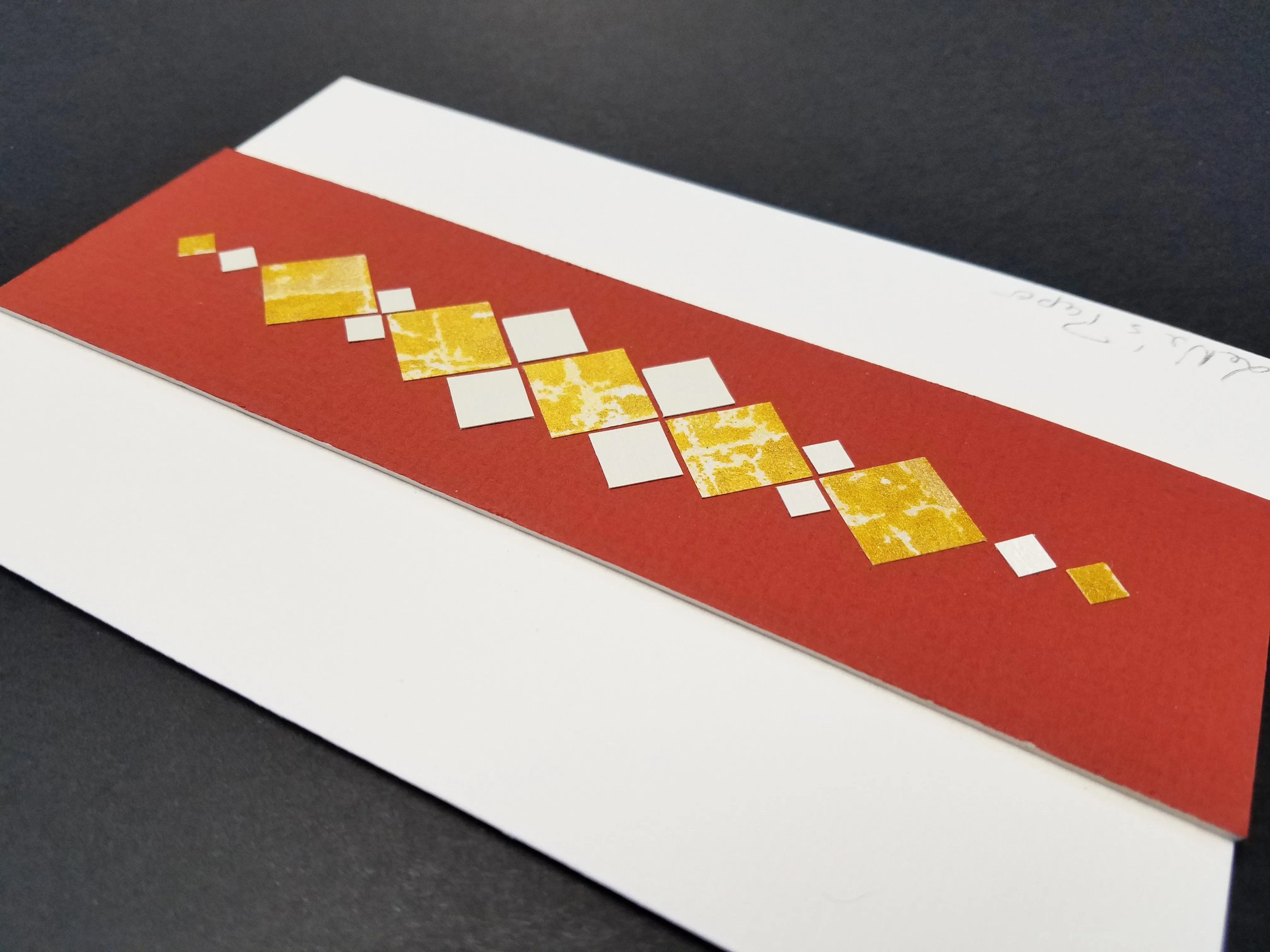 Carte double , création Papier Unique- Collection MOZE