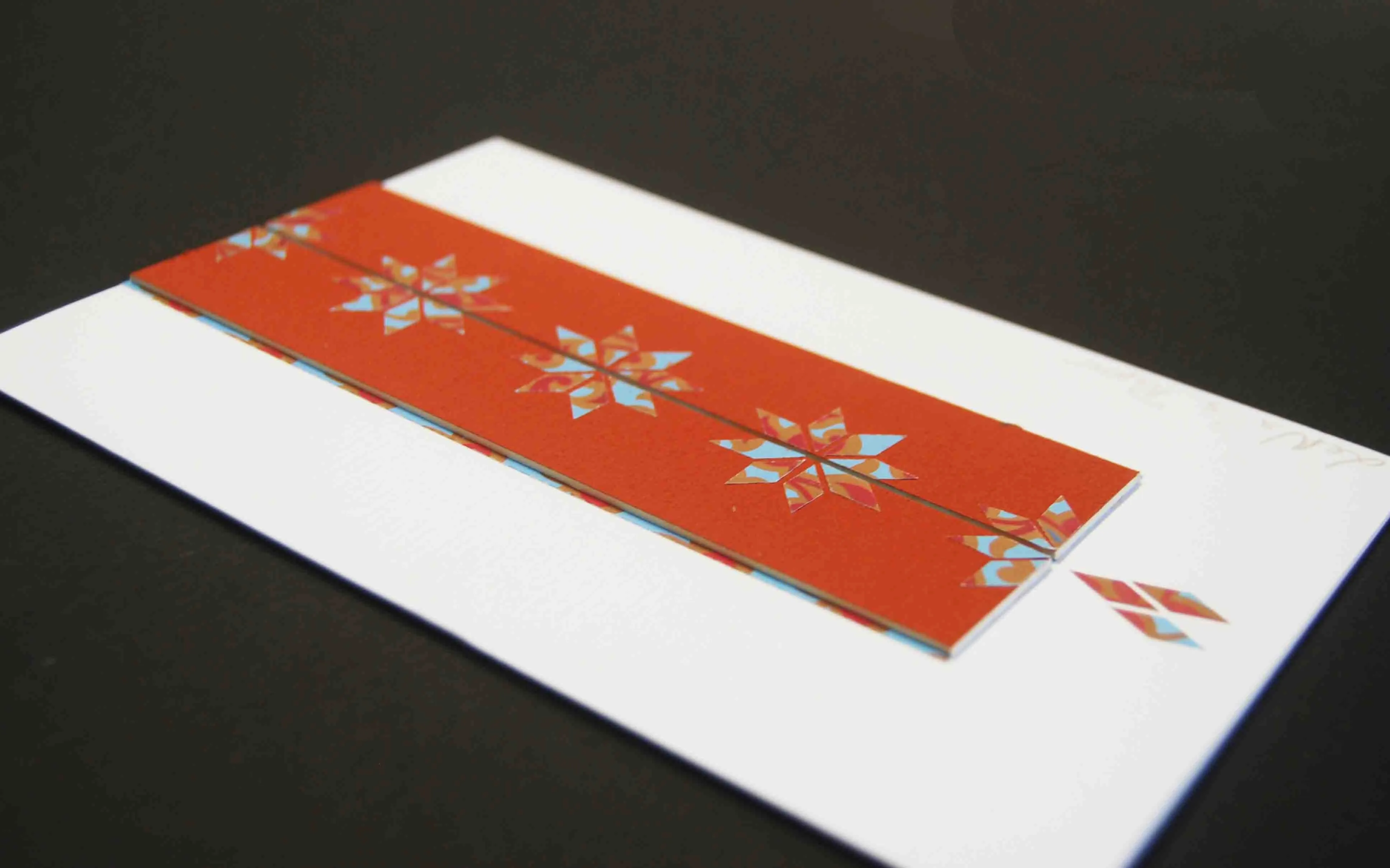 Carte double Création Papier UNIQUE