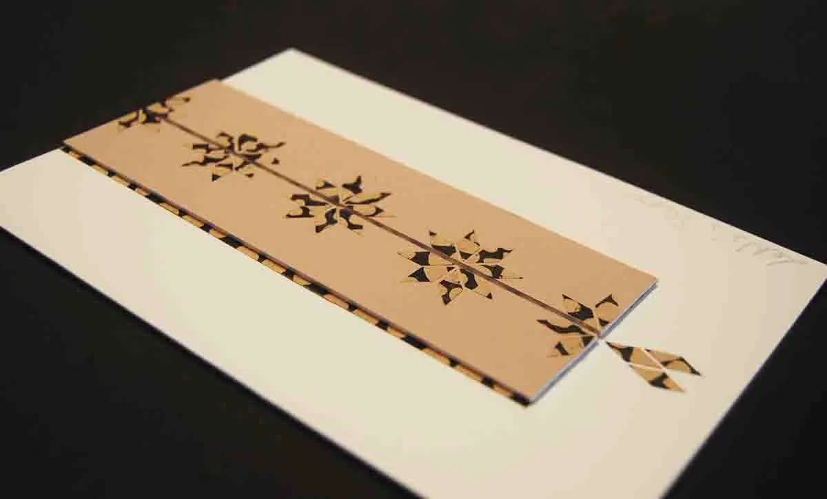 Carte double Création Papier UNIQUE