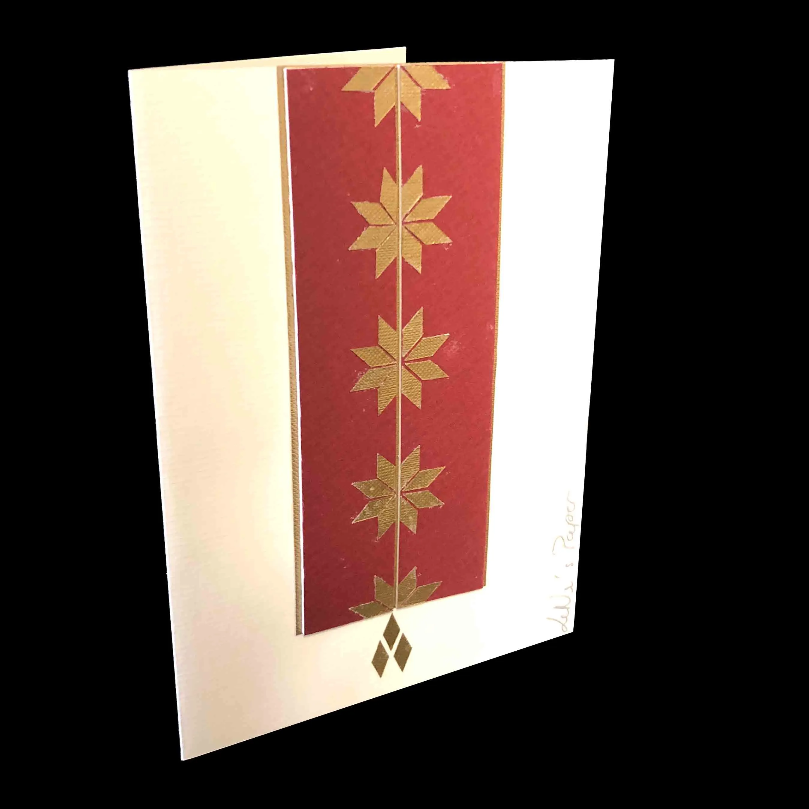 Carte double Création Papier UNIQUE