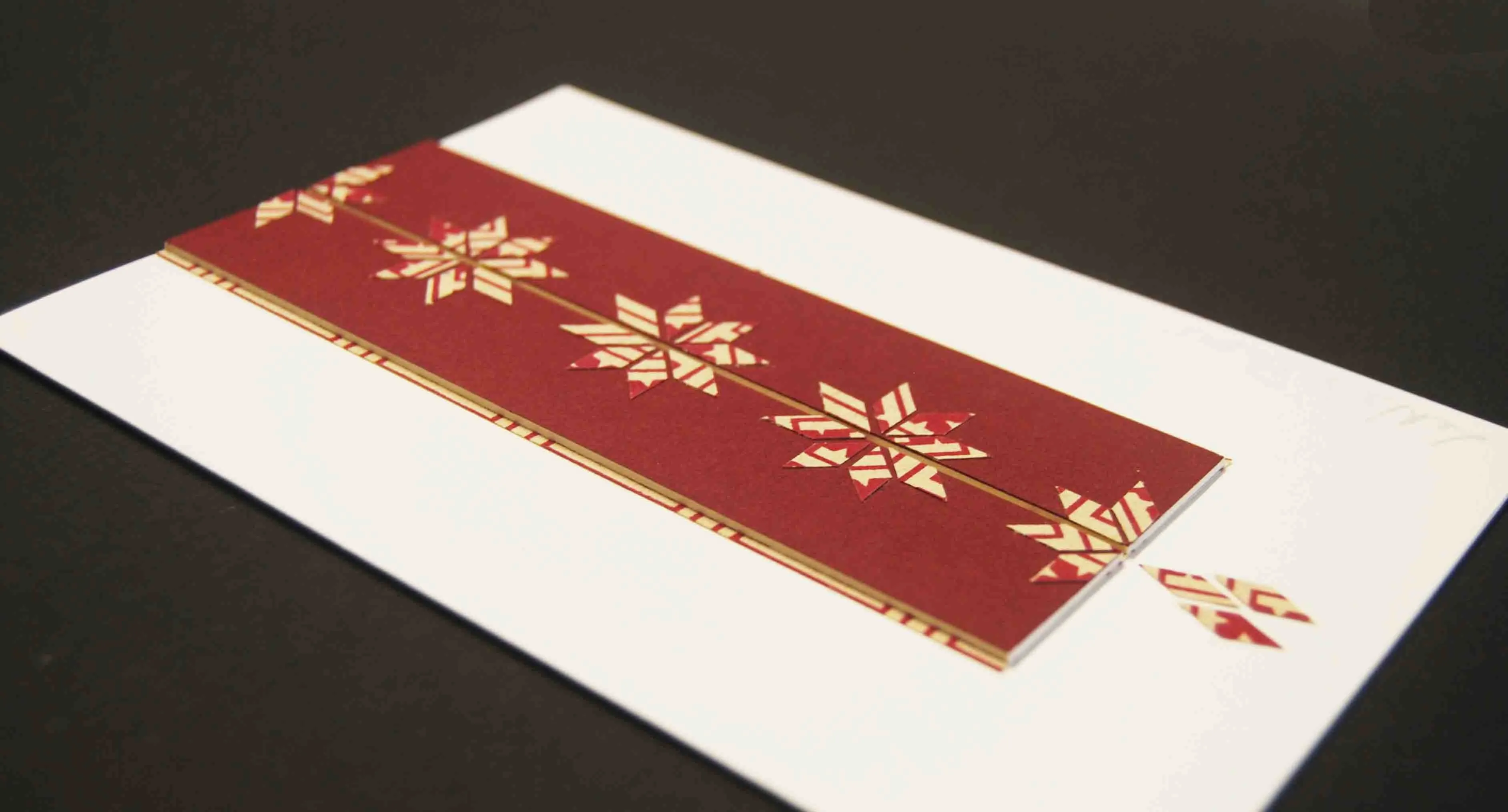 Carte double Création Papier UNIQUE