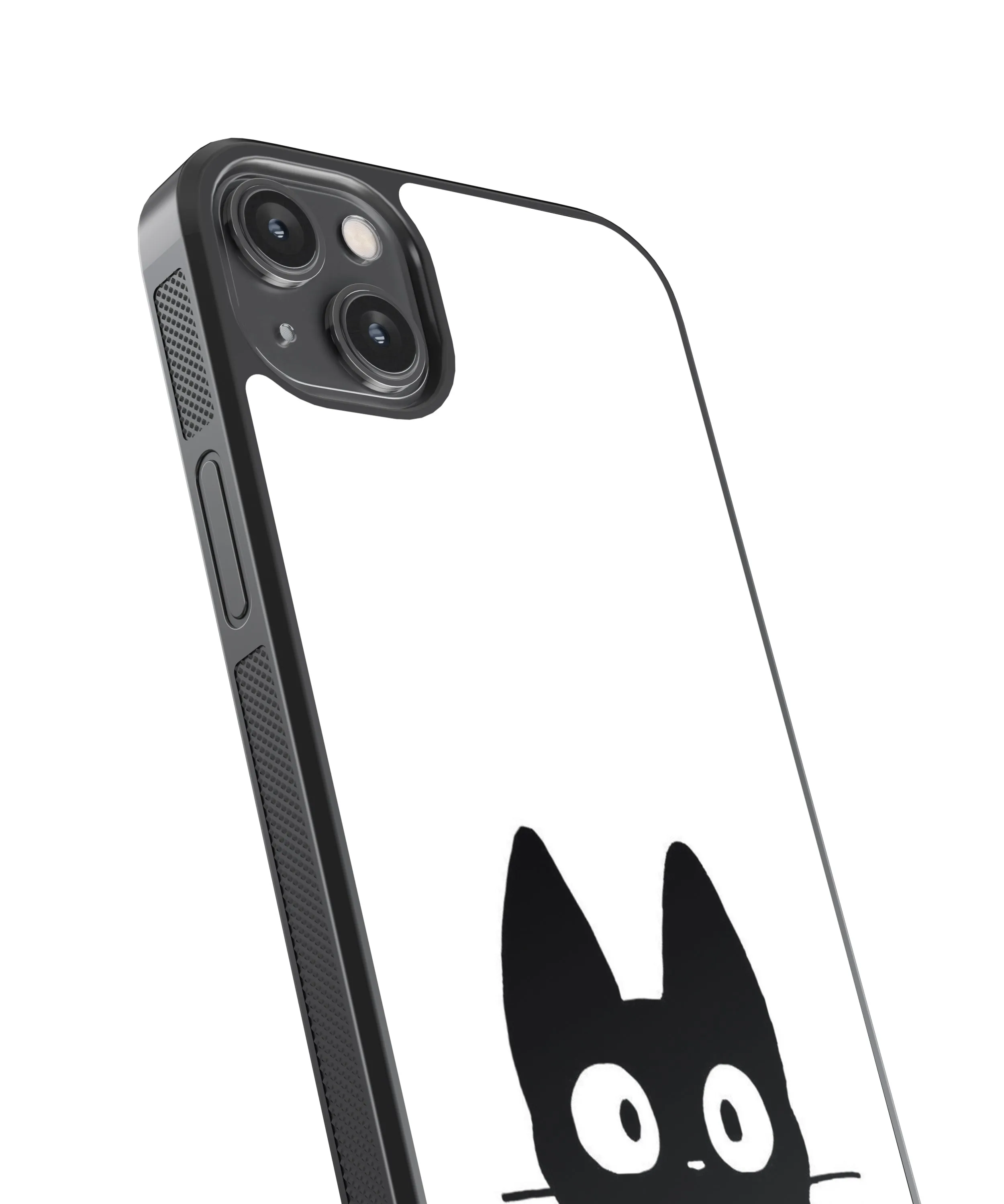 Cat Abstract Glass Phone Case Cover