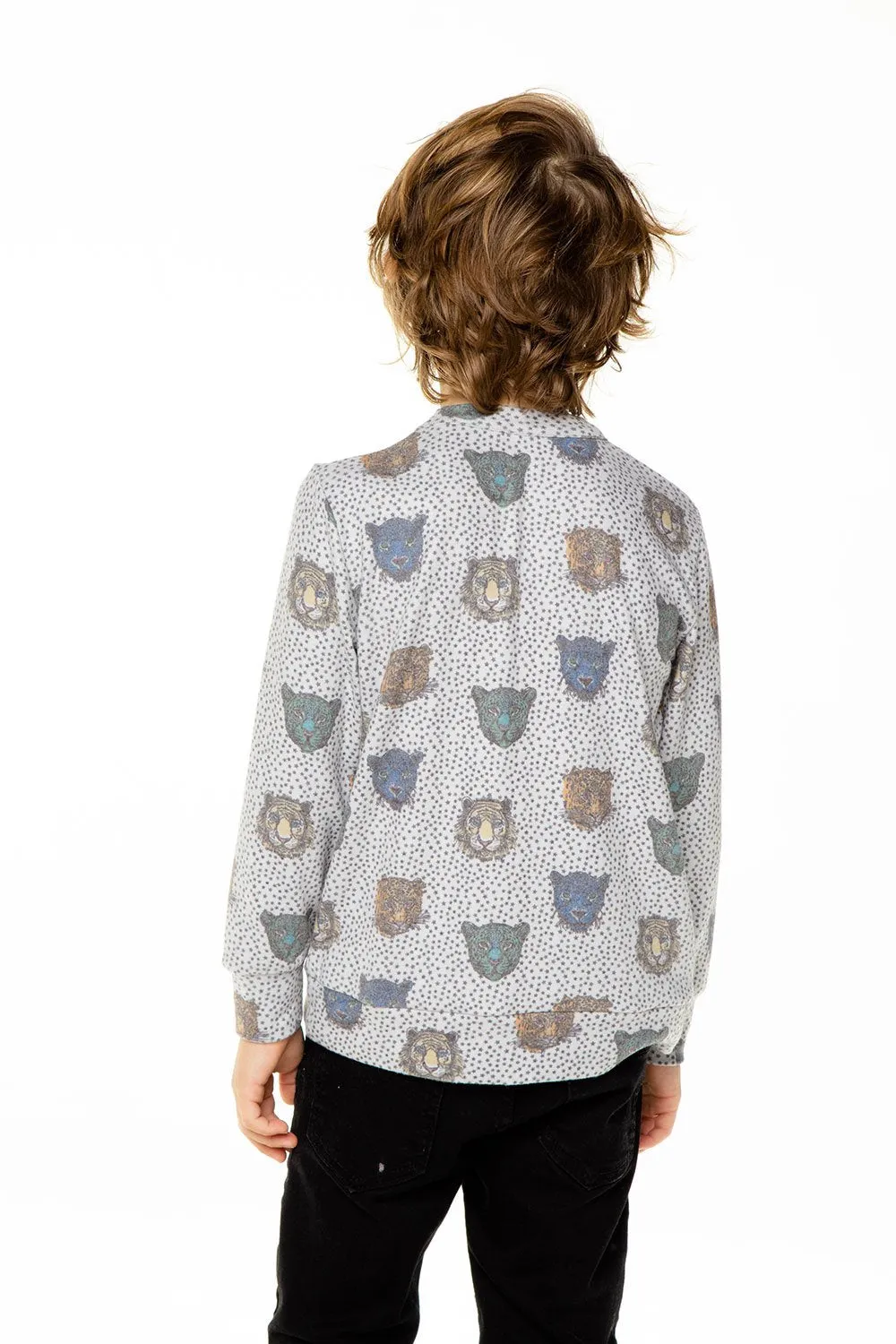 Chaser Wildcat Party Knit L/S Pullover