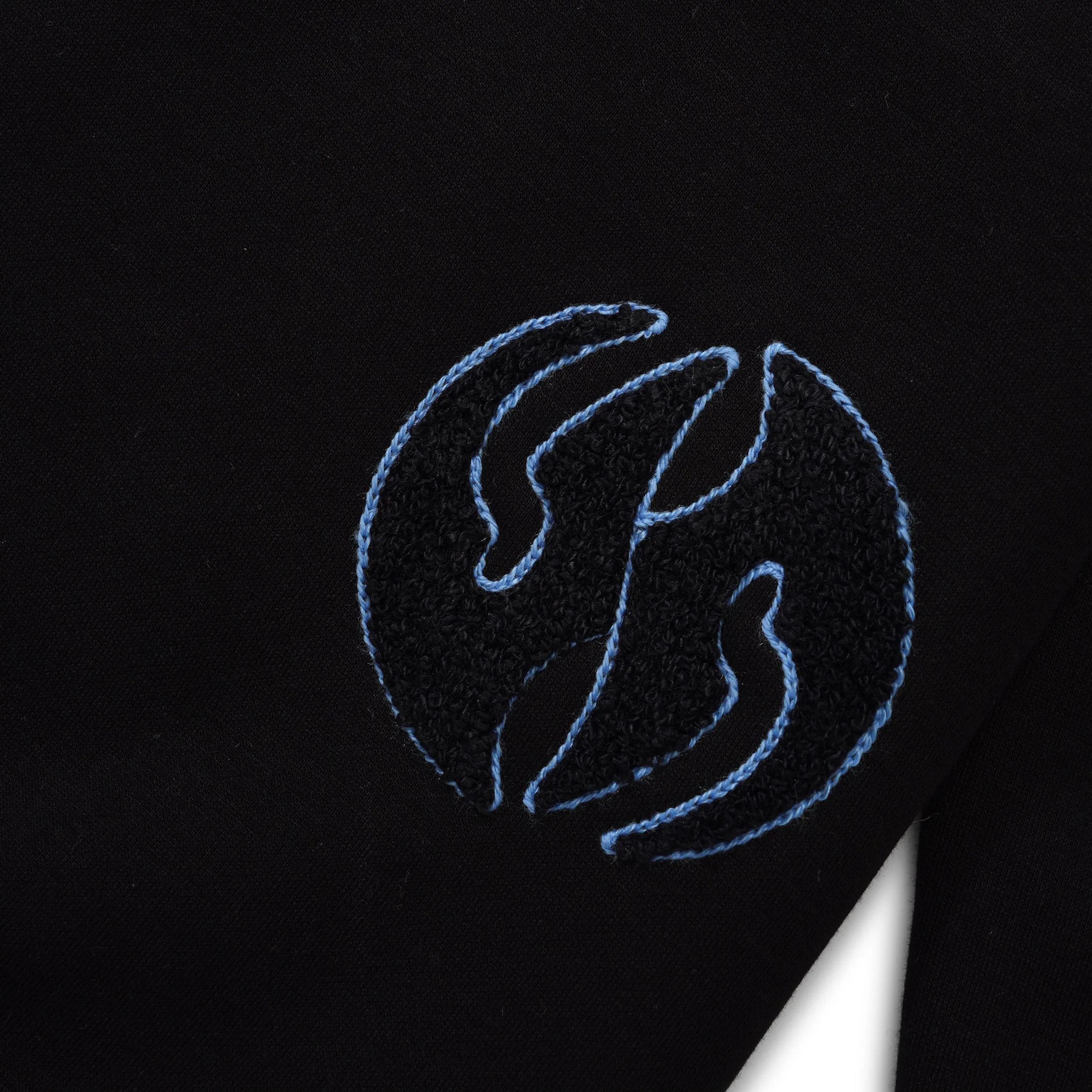 Chenille Crewneck, Black