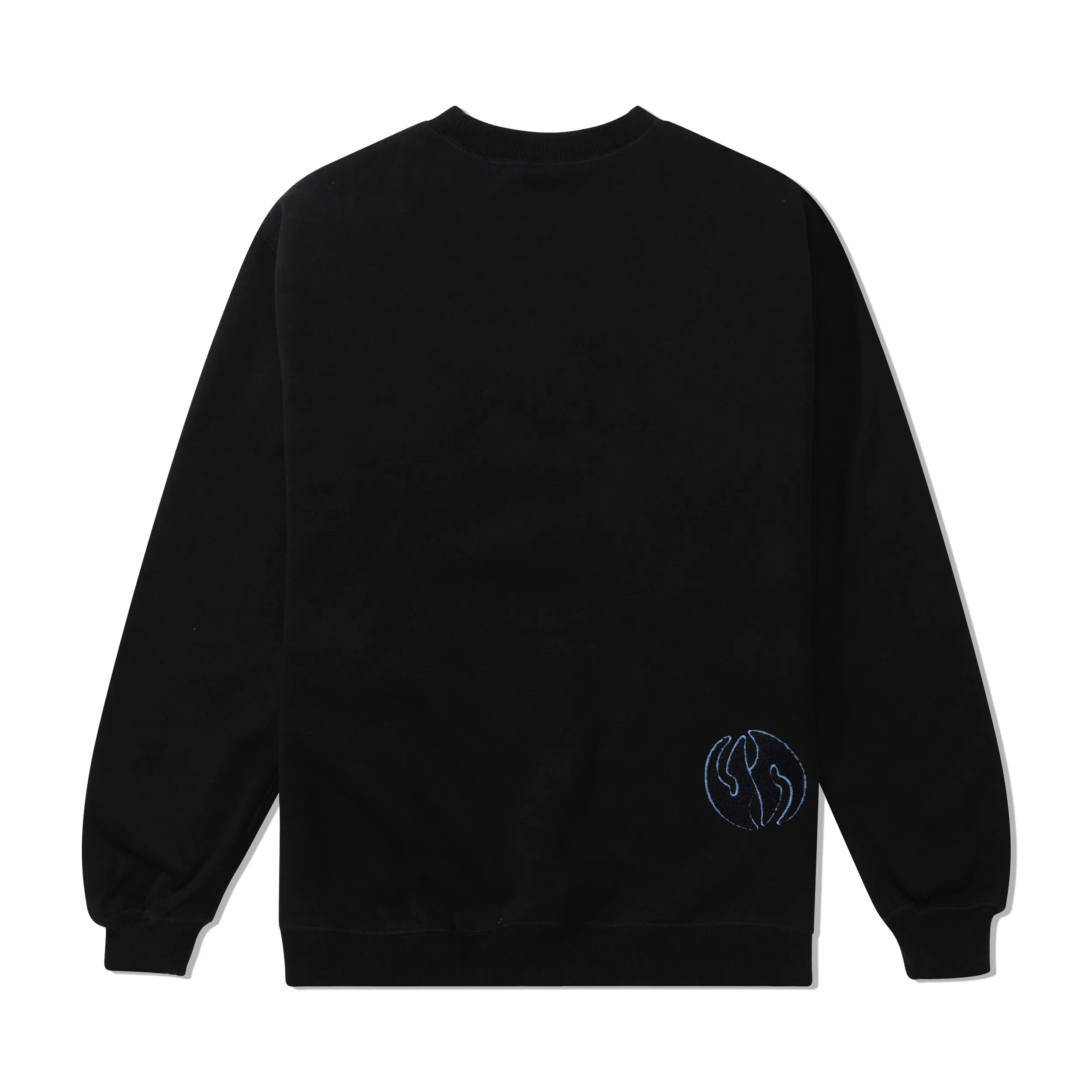 Chenille Crewneck, Black