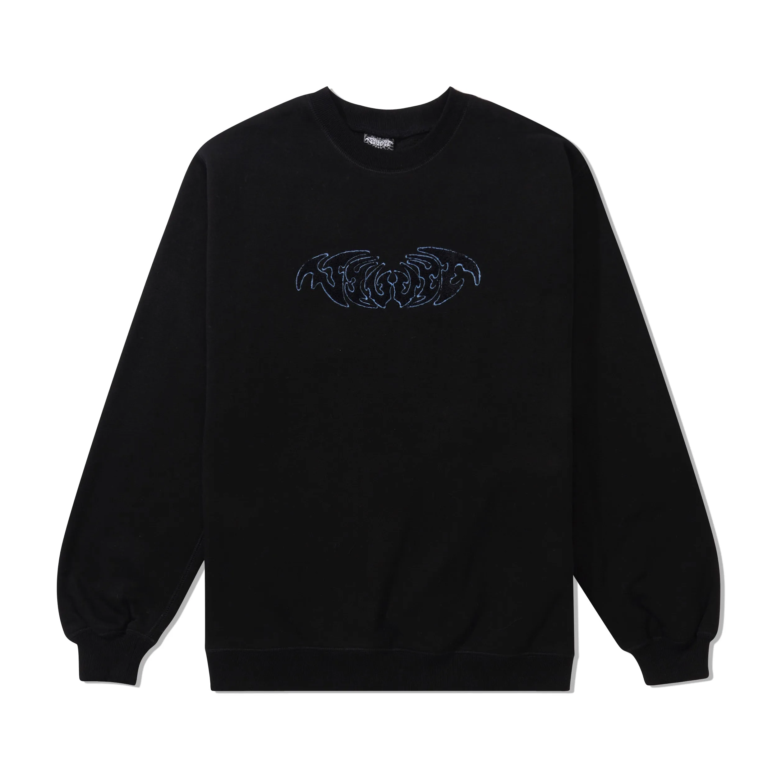 Chenille Crewneck, Black