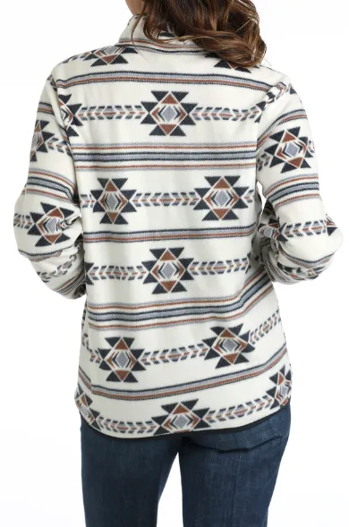 Cinch Women's Cream Aztec Fleece Pullover MAK9820019