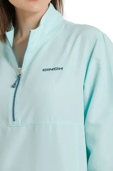 Cinch Women’s Mecka Light Blue 1/2 Zip Pullover MAK7902001