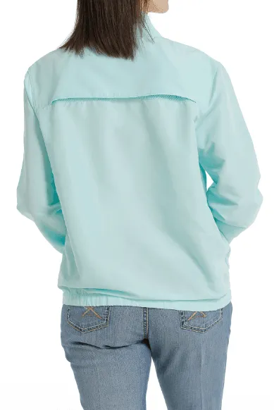 Cinch Women’s Mecka Light Blue 1/2 Zip Pullover MAK7902001