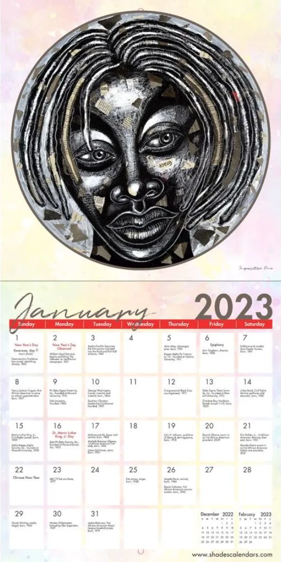COLOR MY SOUL 2023 CALENDAR