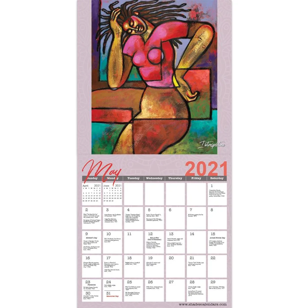 Color My Soul: Poncho 2021 Wall Calendar