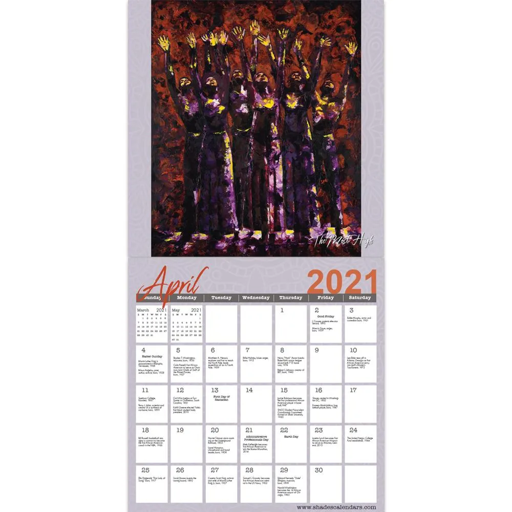 Color My Soul: Poncho 2021 Wall Calendar
