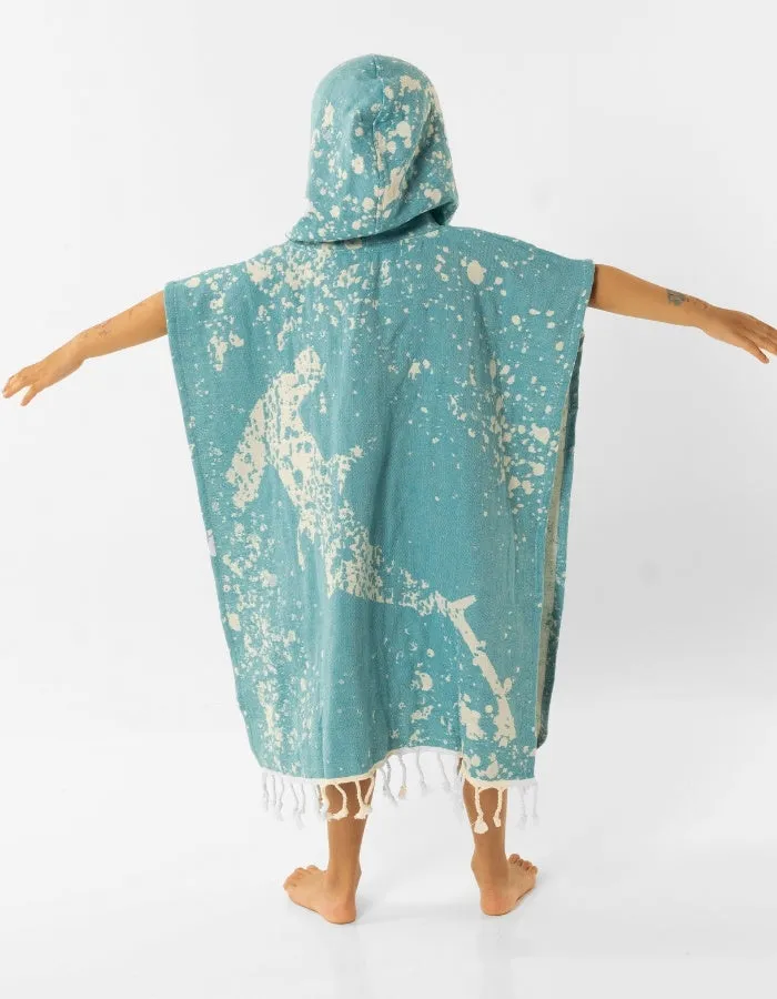 Coral Turkish Cotton Poncho Towel
