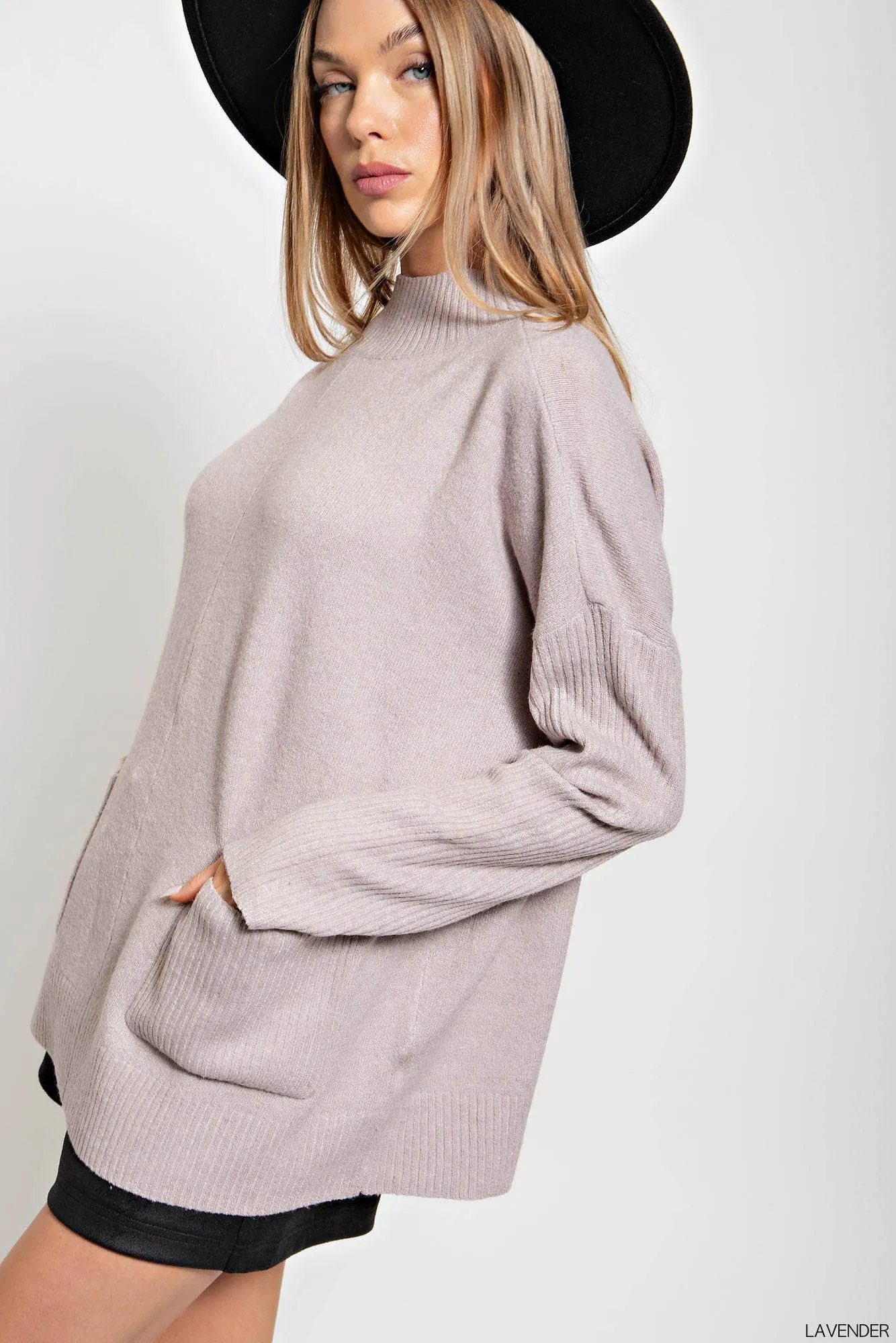 Cuddly Cowl Neck Poncho Sweater