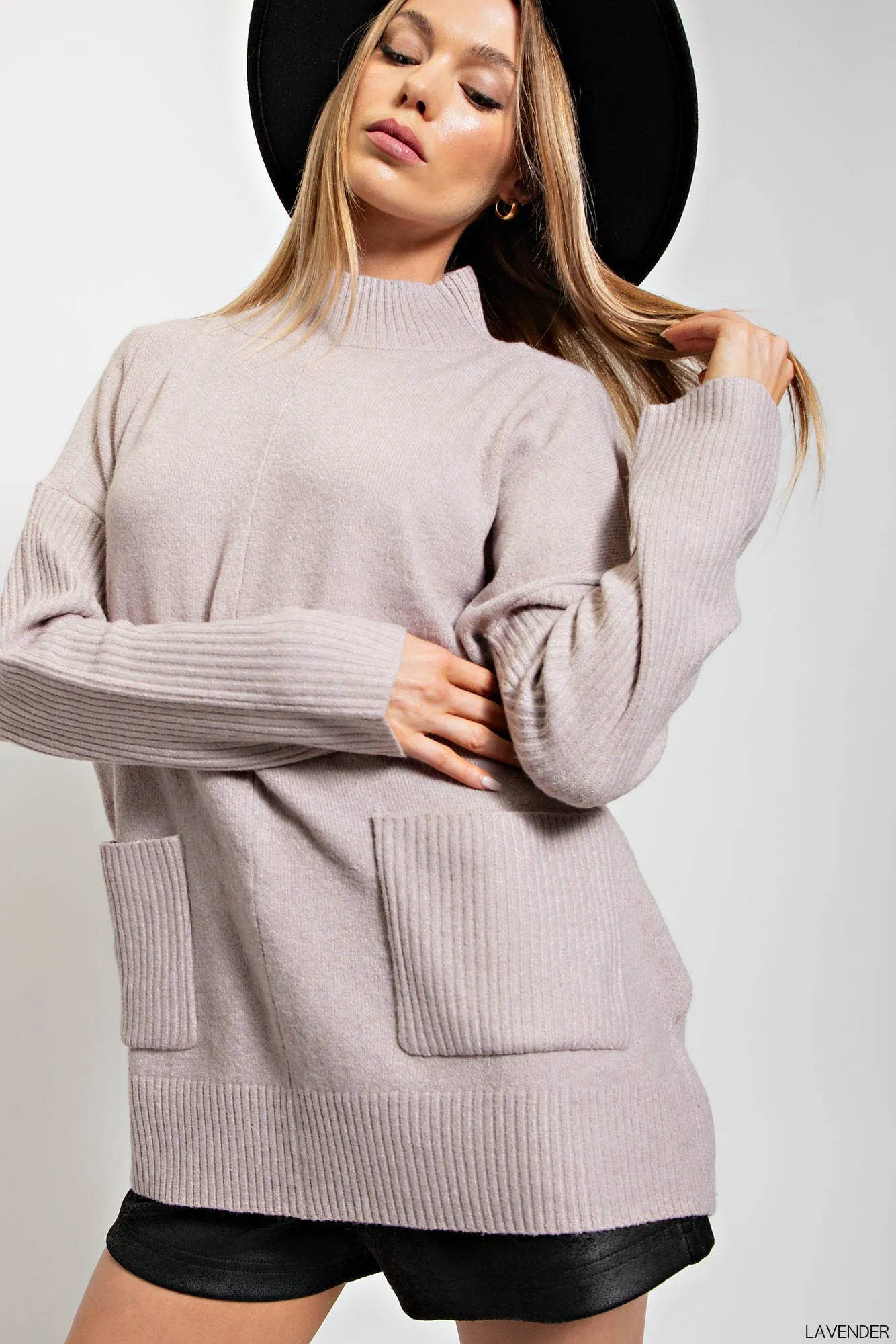 Cuddly Cowl Neck Poncho Sweater