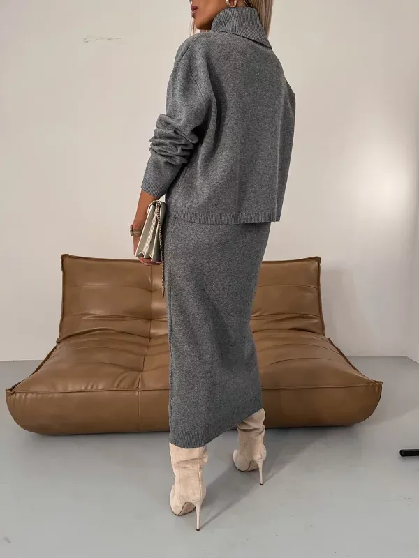 Elora™ - Cozy Turtleneck Knit Set