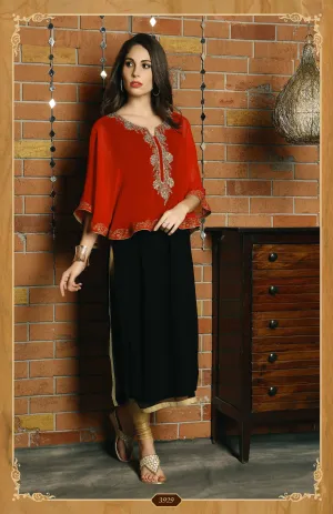 Embroidered Georgette Kurta