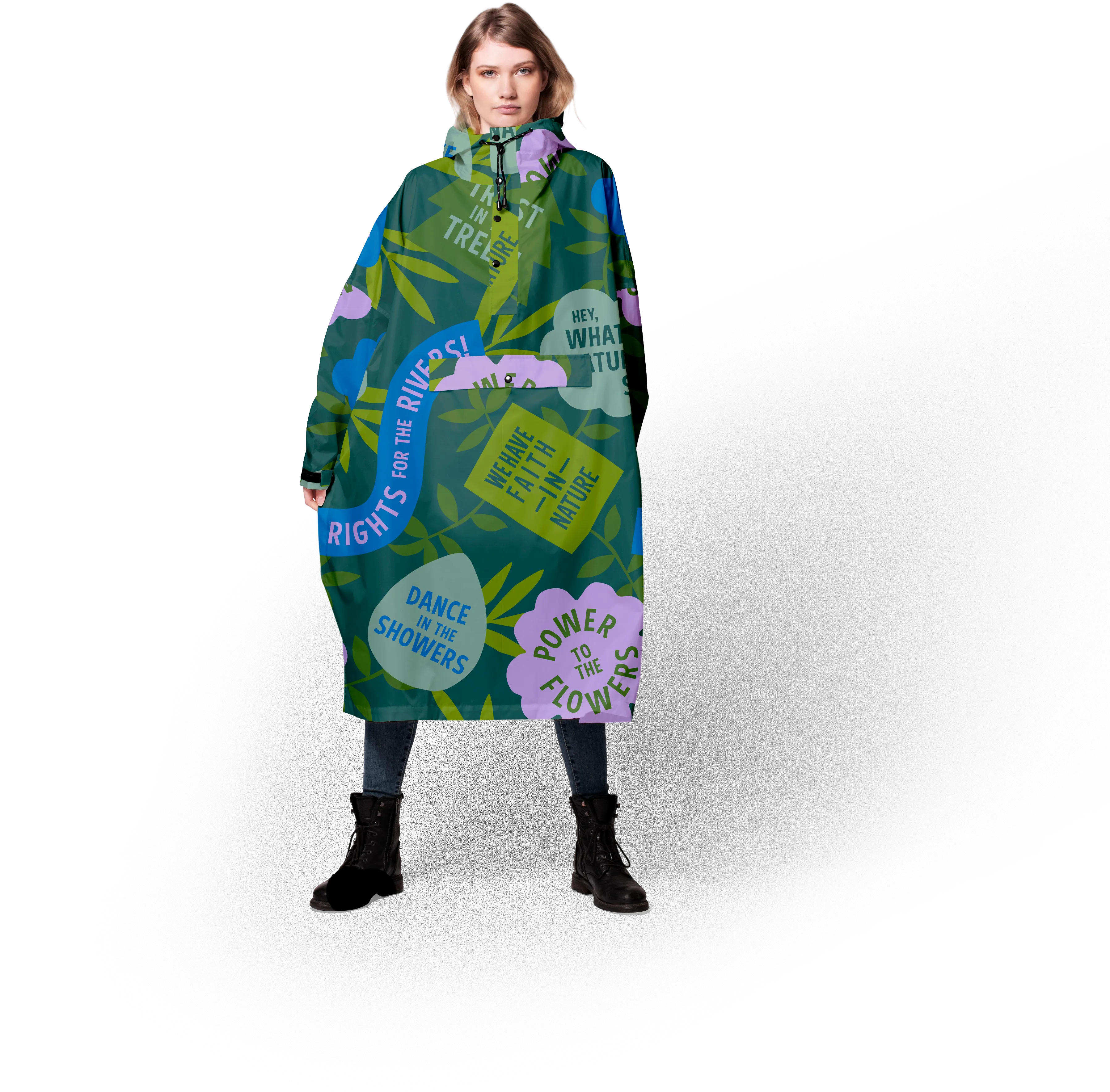 Faith In Nature x Rainkiss Poncho
