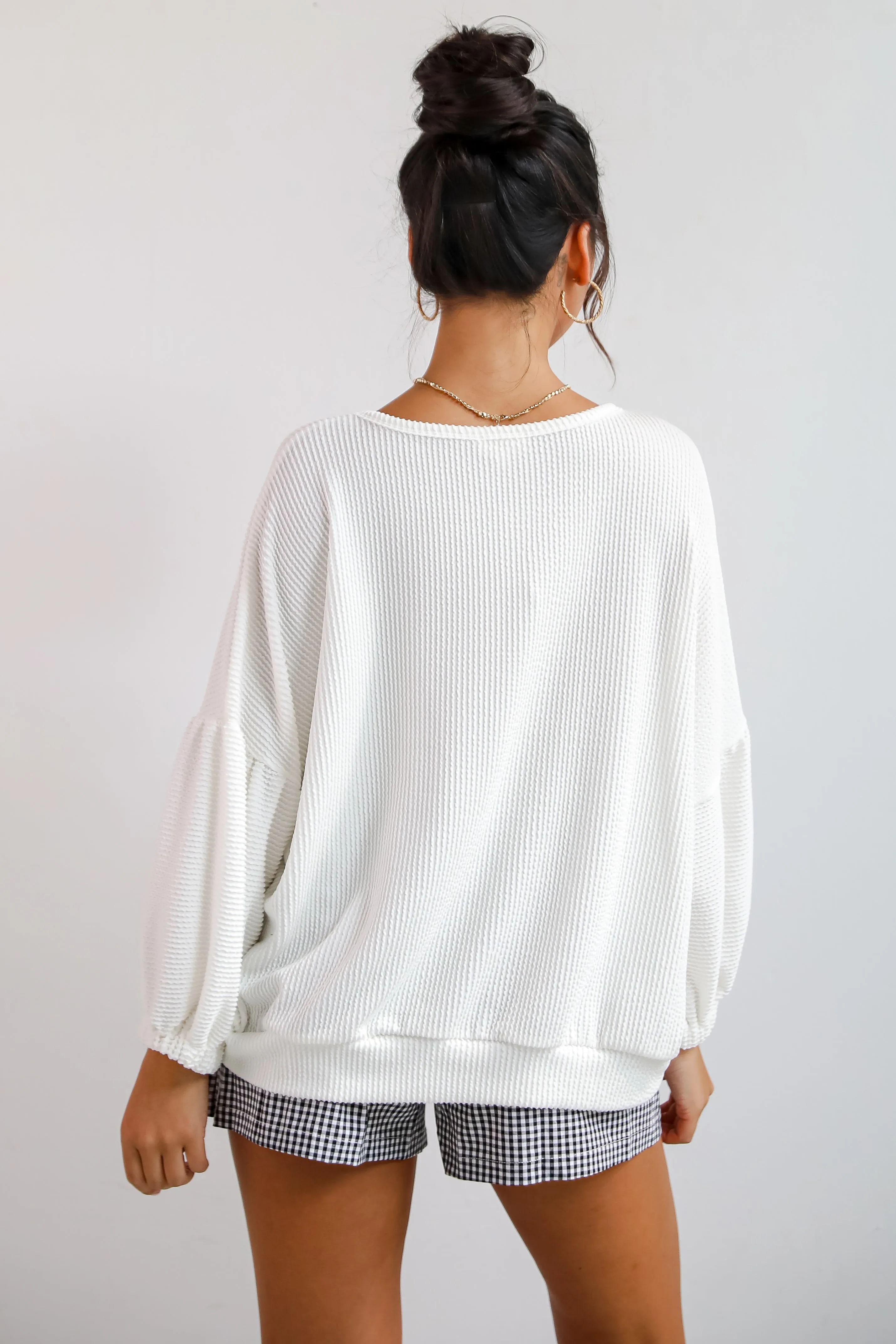 Georgia Corded Pullover