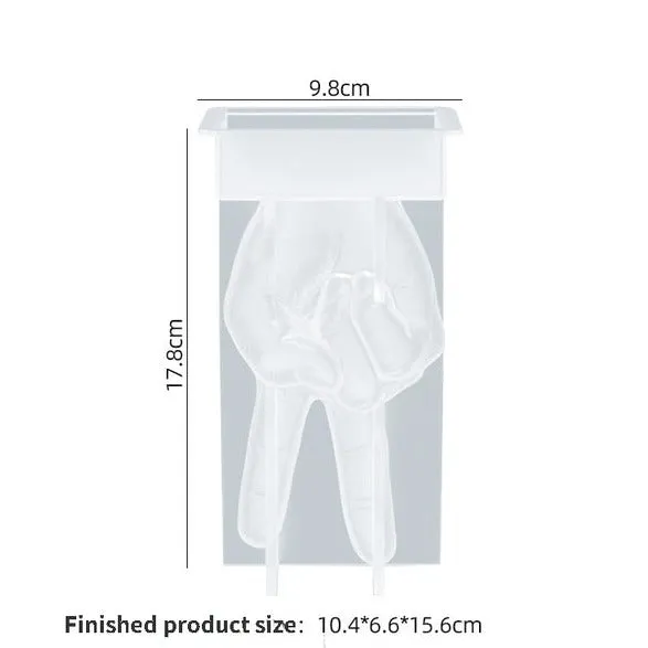 Hand Gesture Silicone Resin Molds, Unique Mold