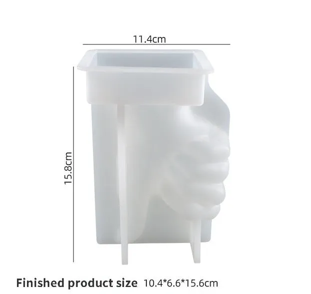 Hand Gesture Silicone Resin Molds, Unique Mold