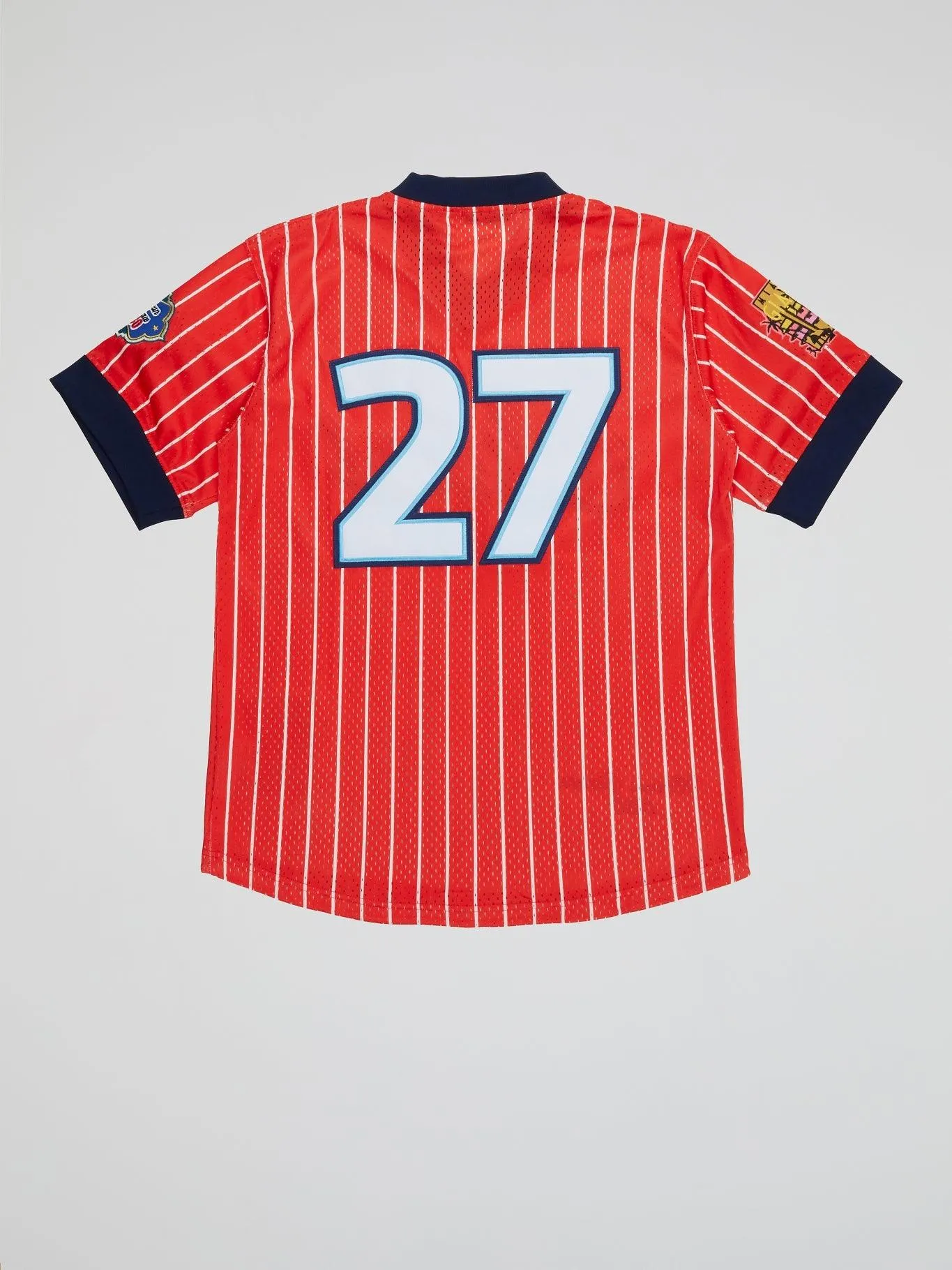 Headgear - Miami Giants Red Pullover Pinstripe Jersey