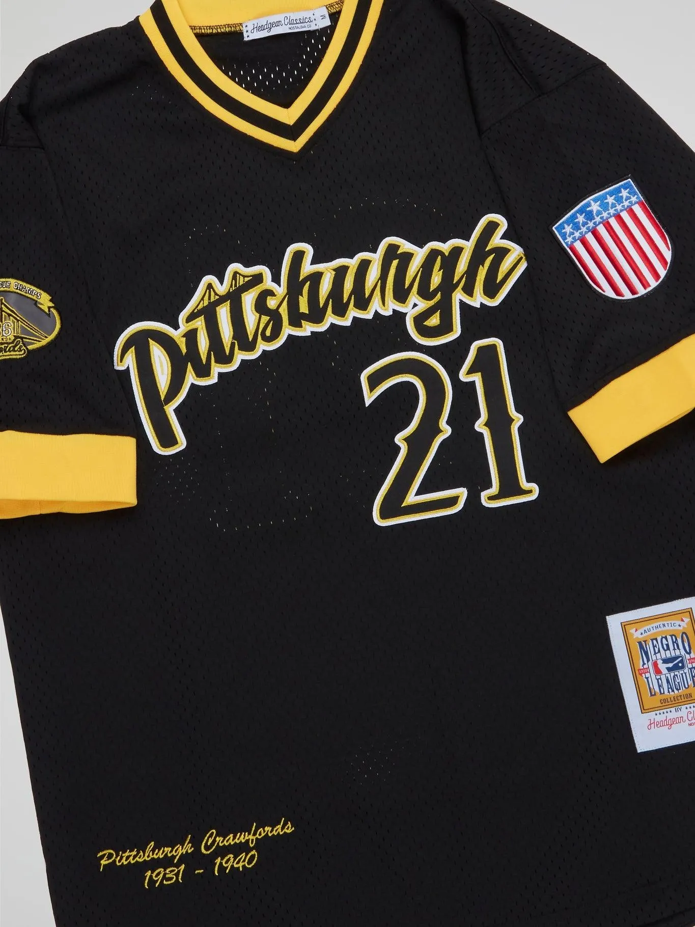Headgear - Pittsburgh Crawfords Pullover Jersey Black