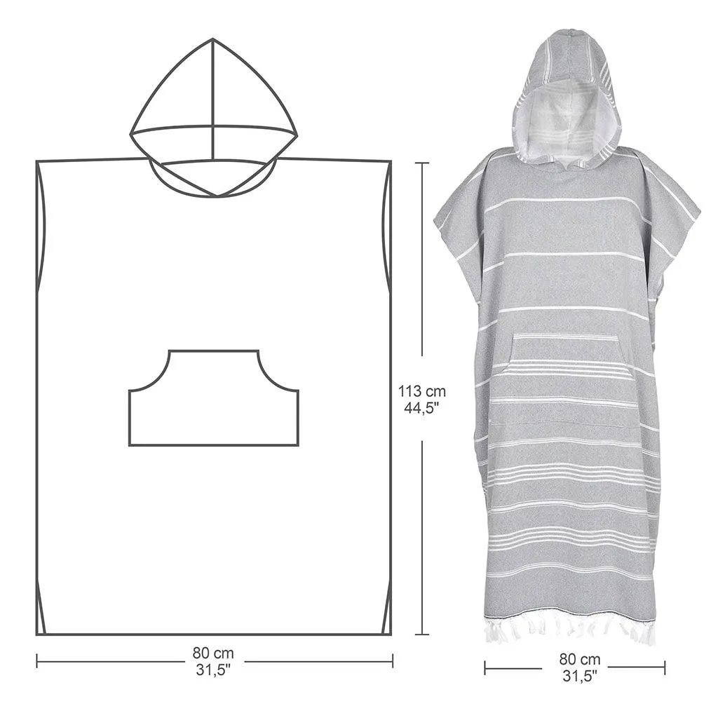 Hooded Poncho Double Sided