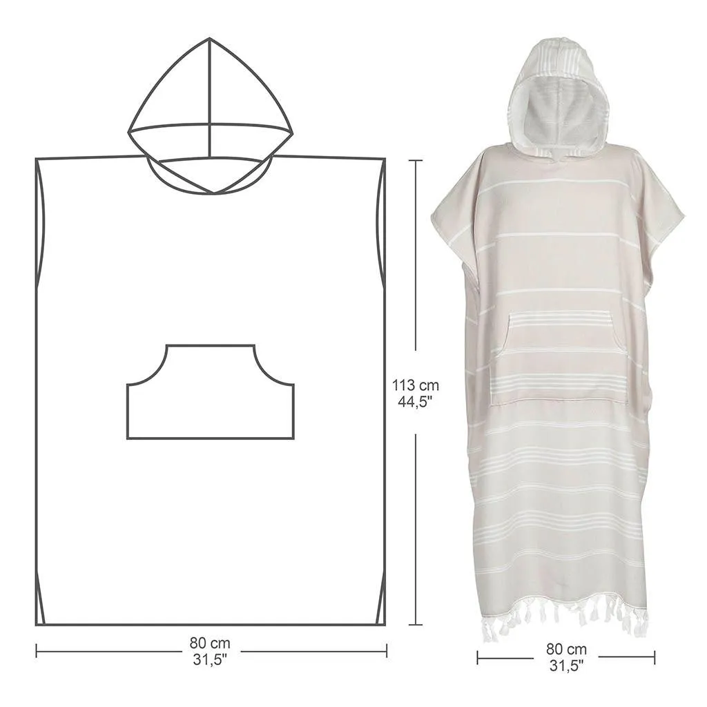 Hooded Poncho Double Sided