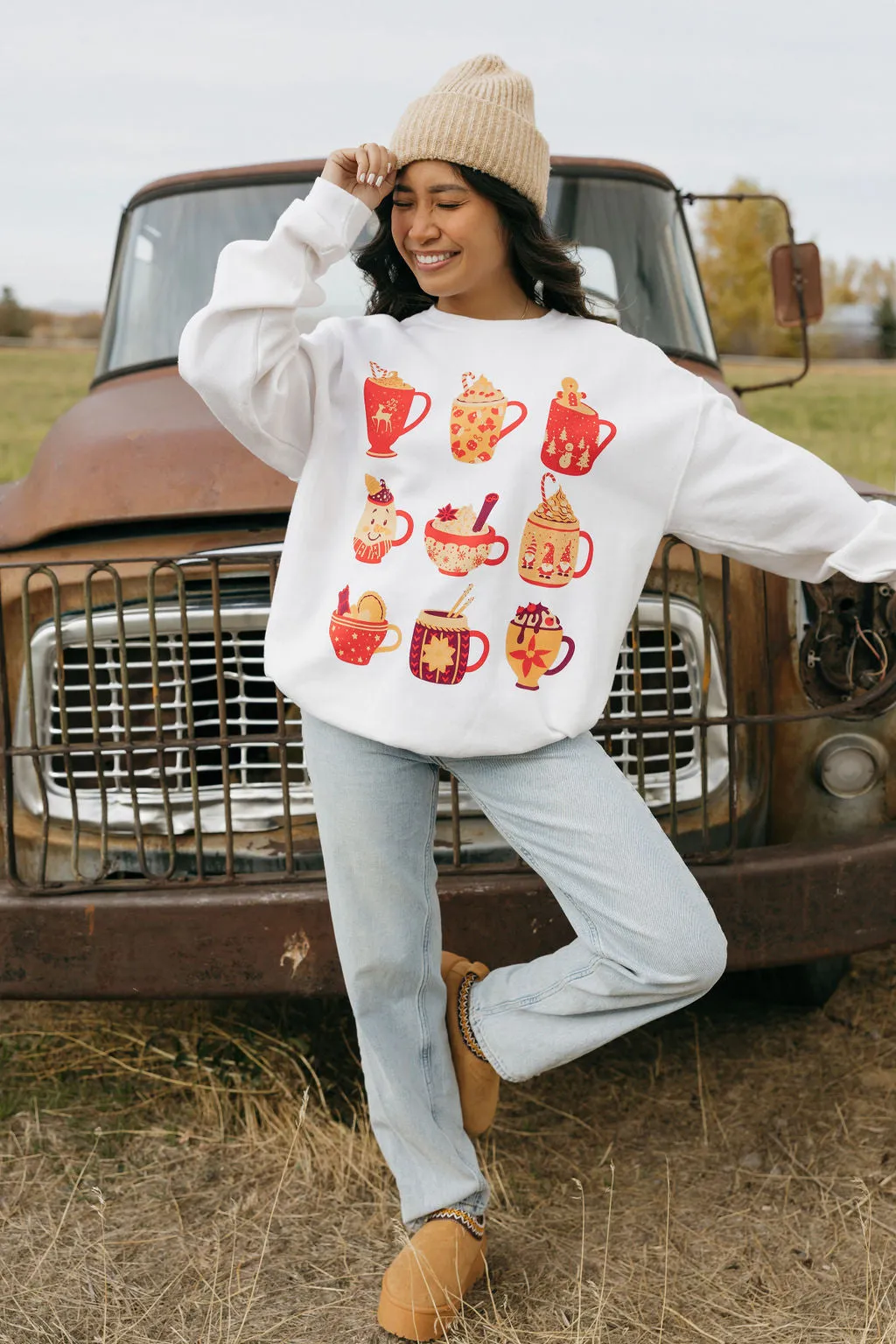 Hot Chocolate Pullover-Cream