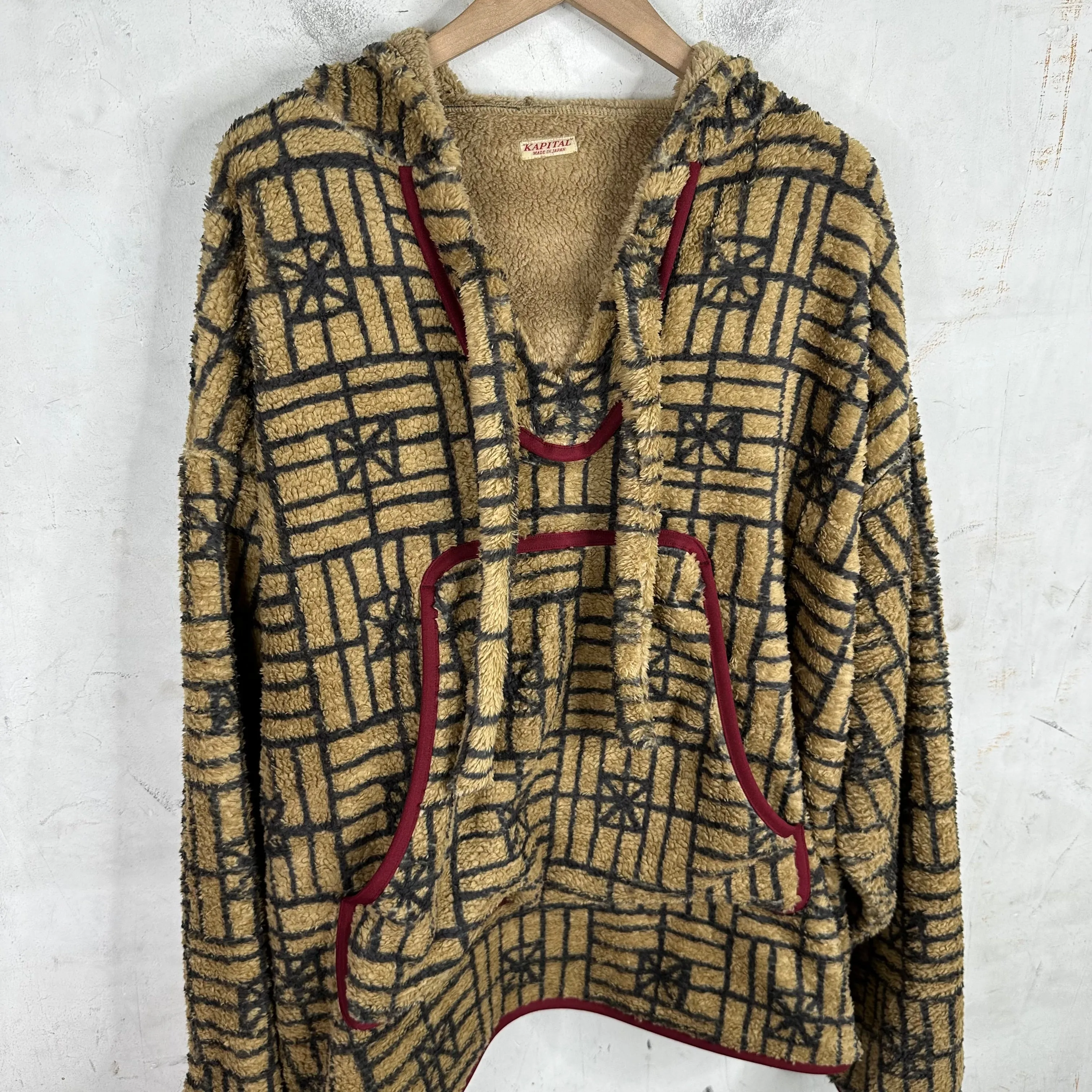Kapital Fleece Grid Pullover