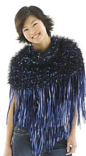 Knitted Mix and Match Stole / Poncho