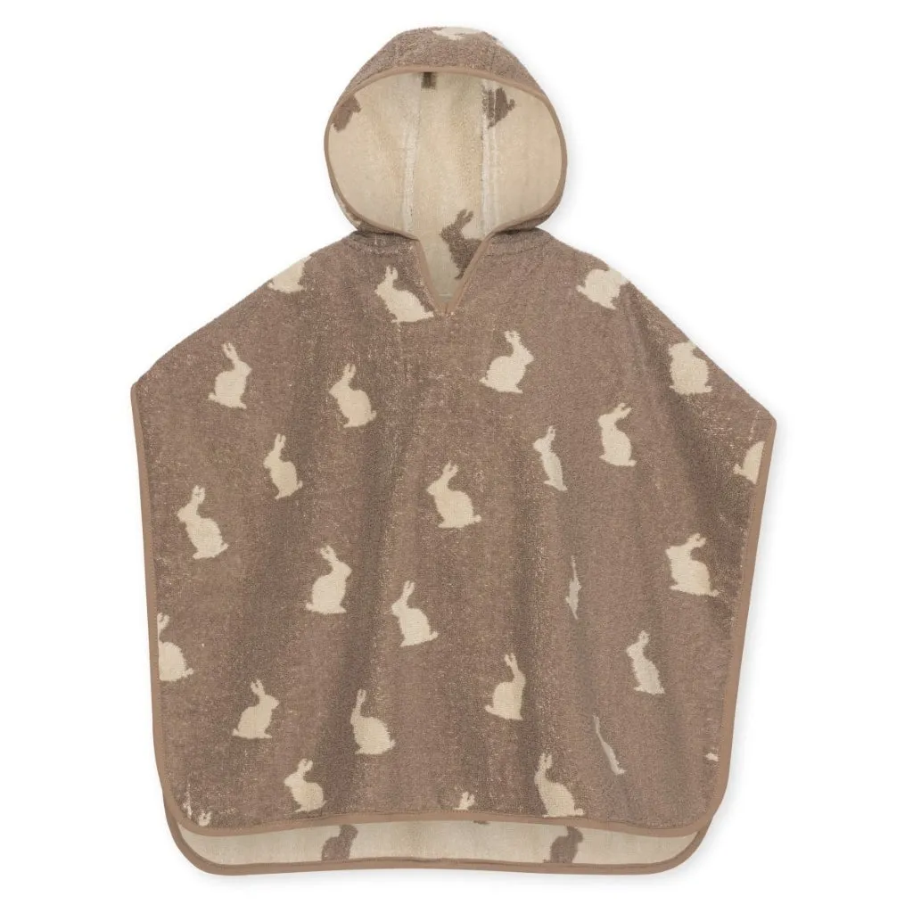 Konges Sløjd  Terry Poncho Bunny Toddler