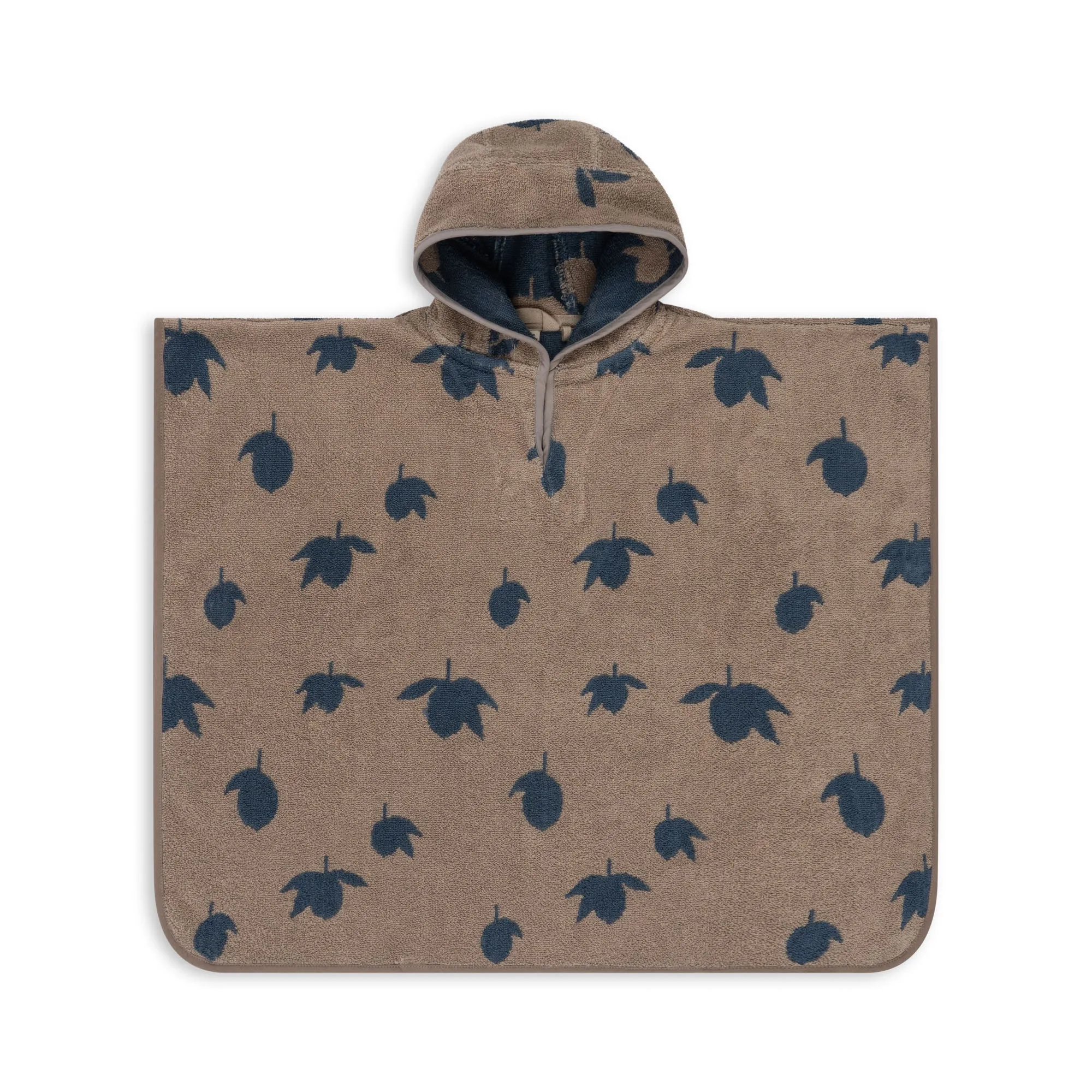 Konges Sløjd Terry Poncho Jacquard GOTS Lemon