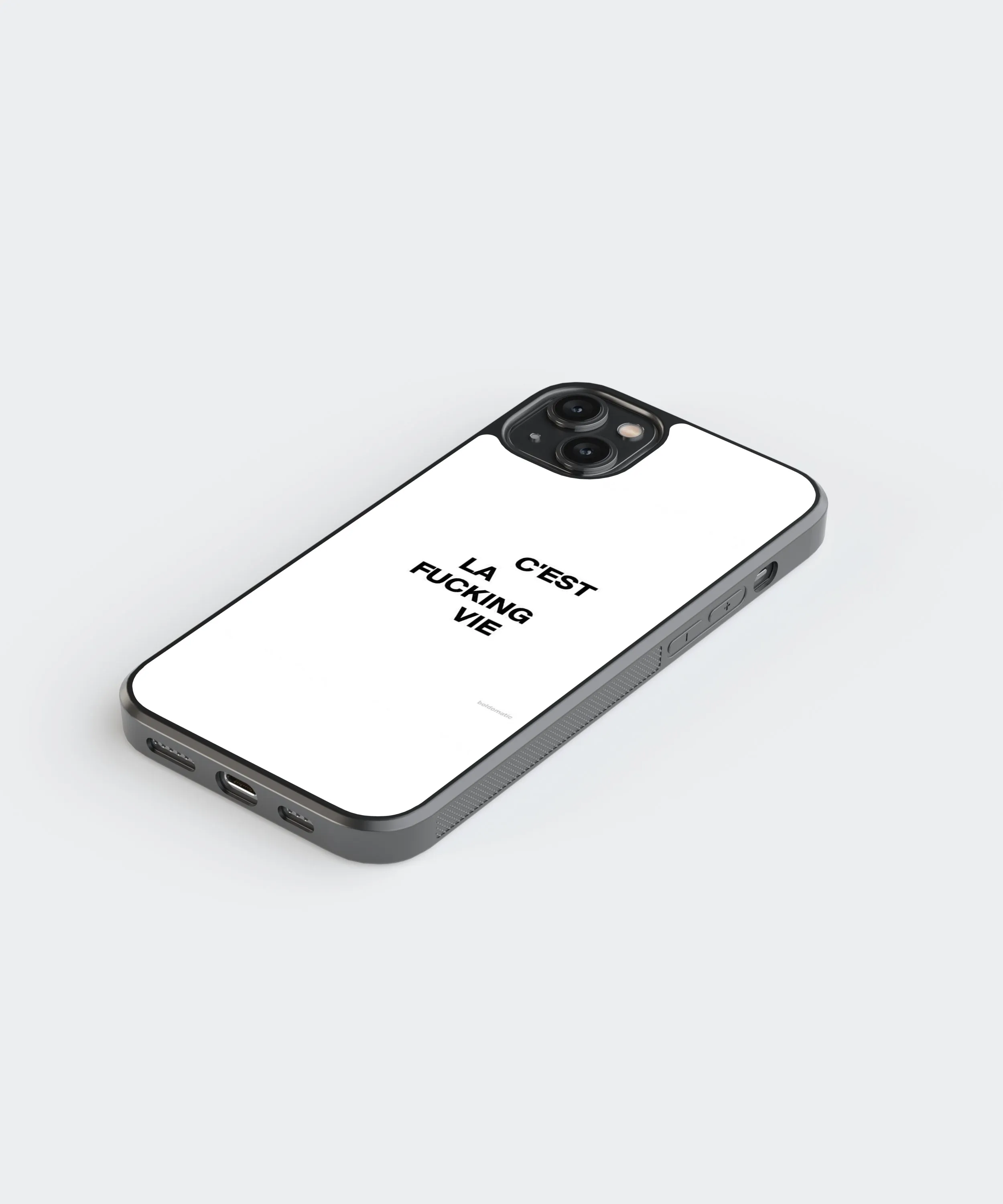LA C'est Vie Abstract Glass Phone Case Cover
