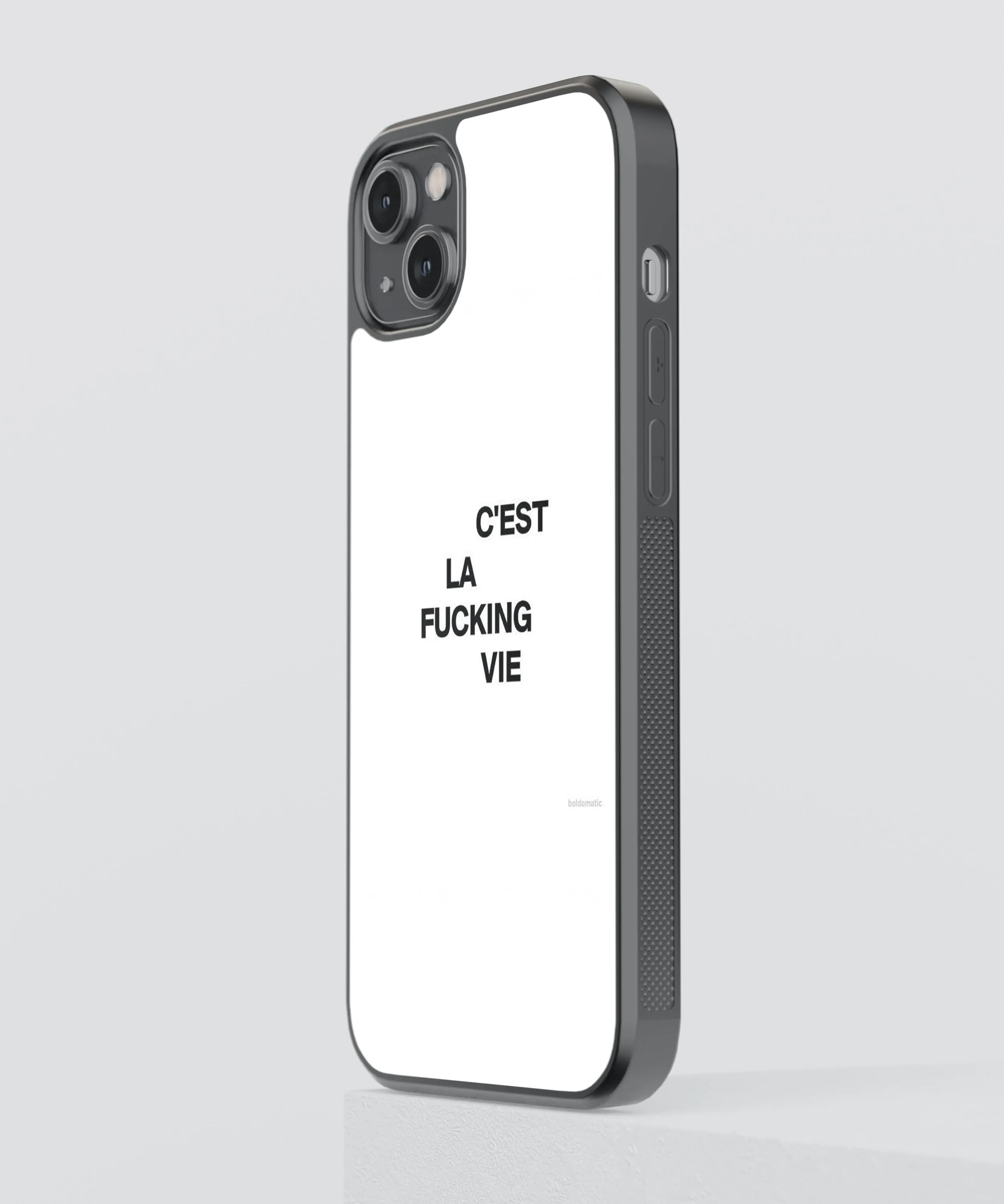 LA C'est Vie Abstract Glass Phone Case Cover