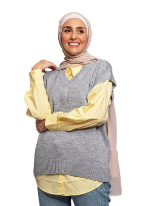 Light Blue Cut Pullover