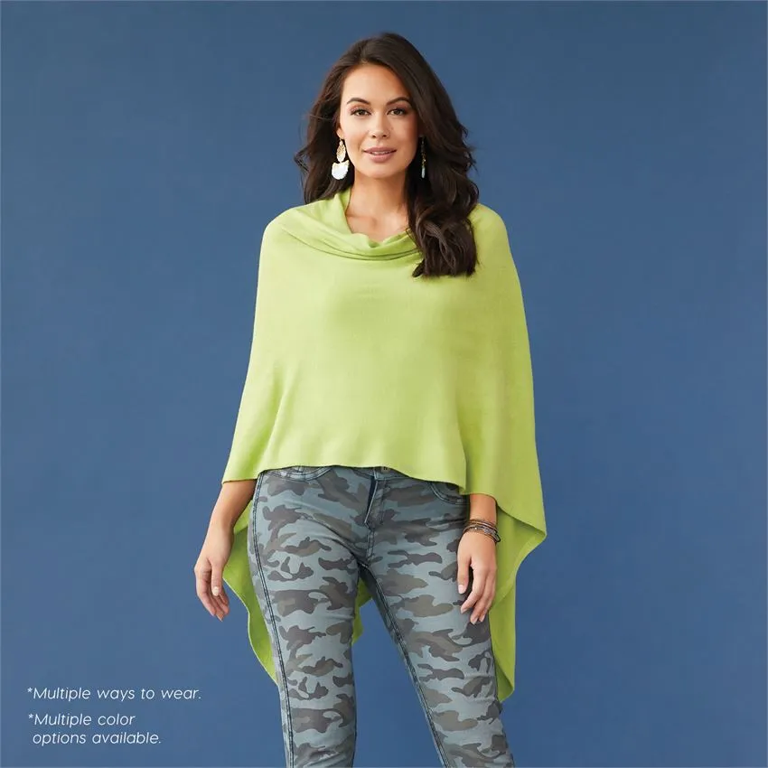Lightweight Poncho - Stonewash
