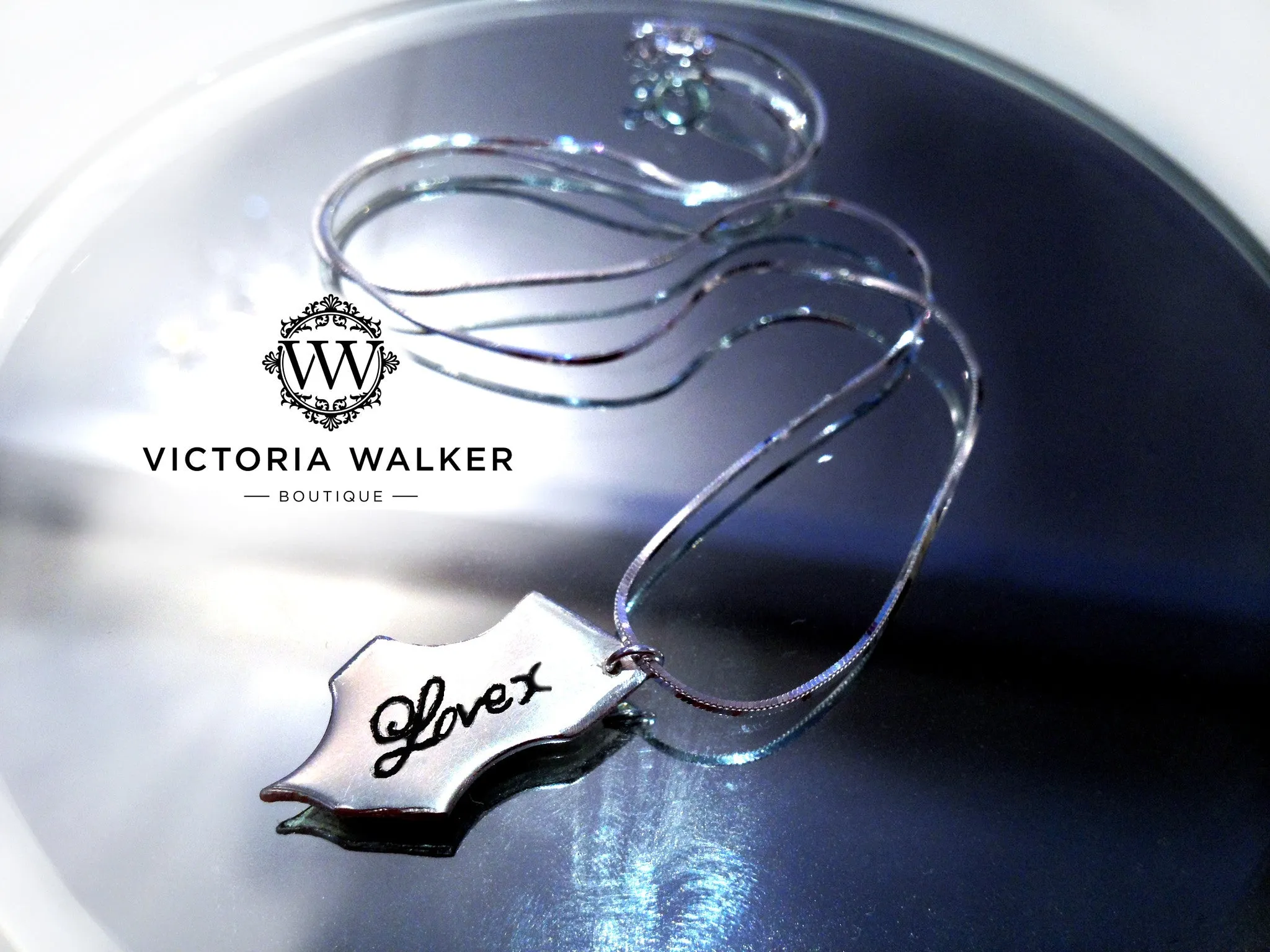 Love shaped pendant