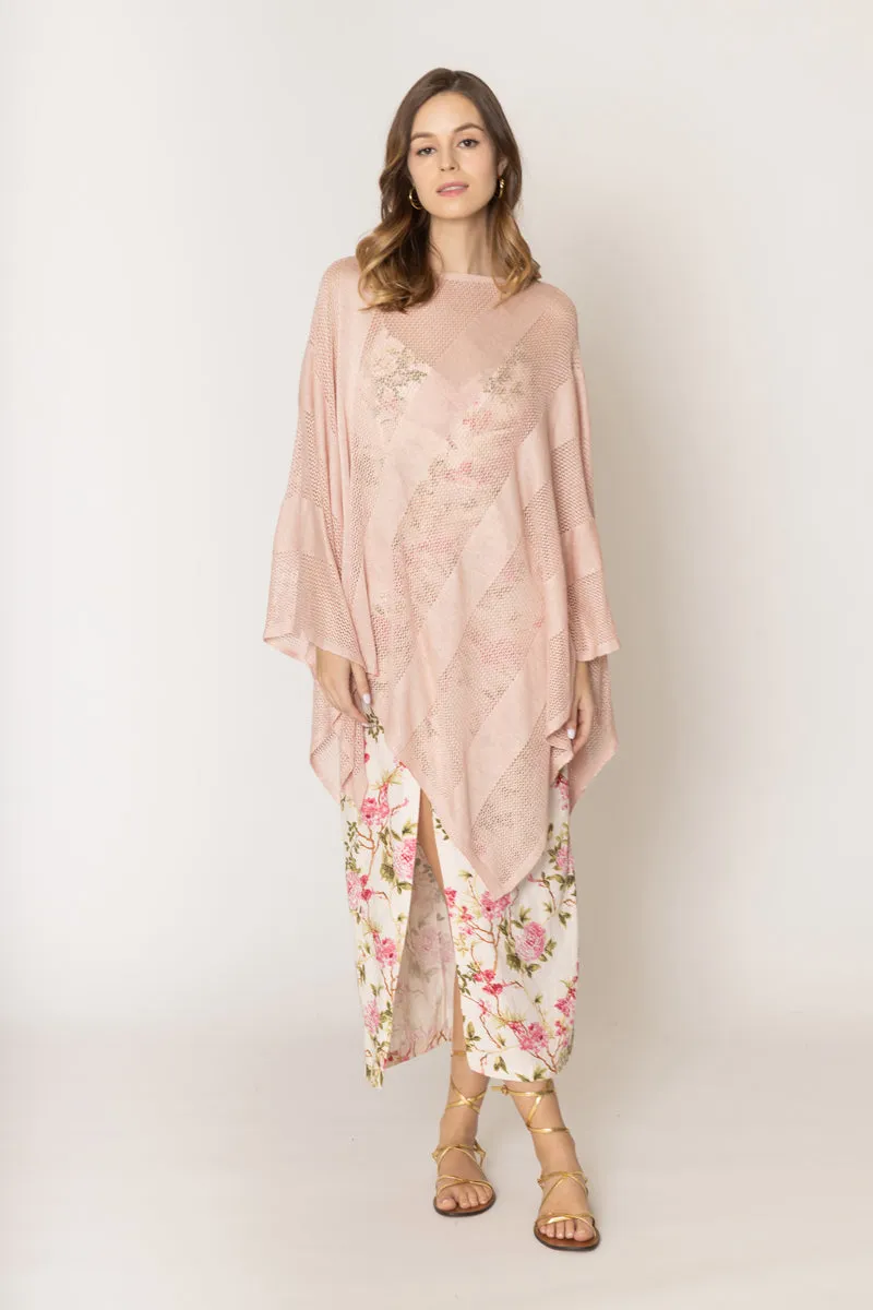 Lurex Mesh Poncho