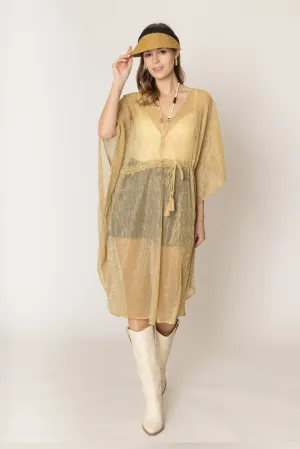 Lurex String Poncho