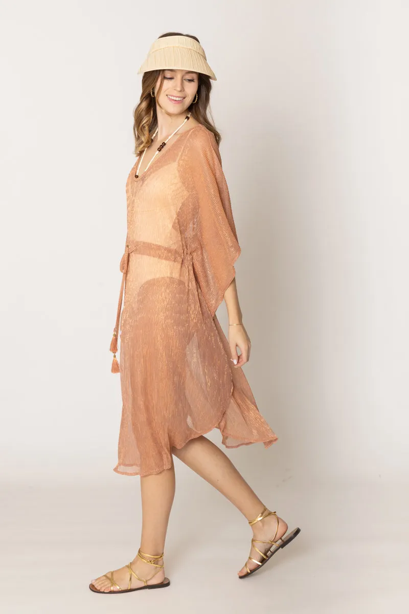 Lurex String Poncho